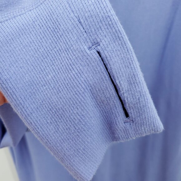 Athleta Coaster Luxe Sweatshirt MT Serendipity Blue/Periwinkle - Picture 13 of 15